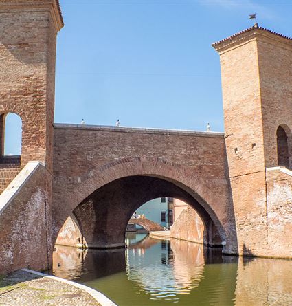 Visita di Comacchio - ponte dei Trepponti