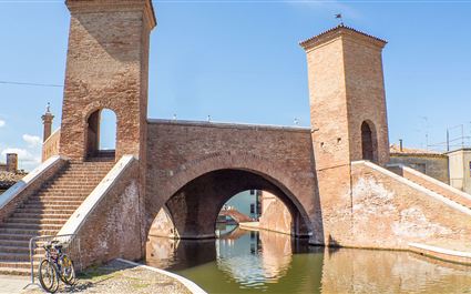 Visita di Comacchio - ponte dei Trepponti